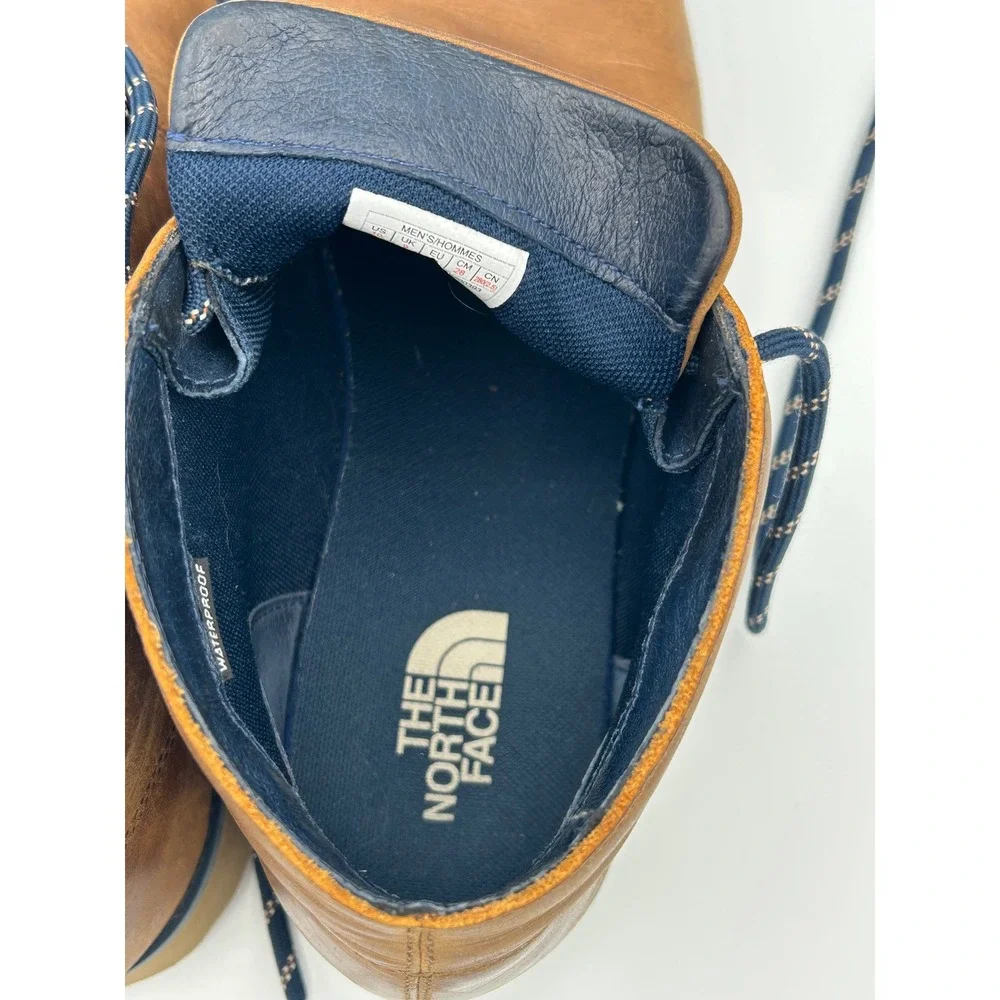 The North Face Ballard Chukka Mens 10 Brown Waterproof Leather Boots NF00CM78